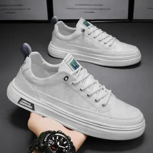 2025Casual Sneakers 2024 Men Trainers Leather Comfy Shoes