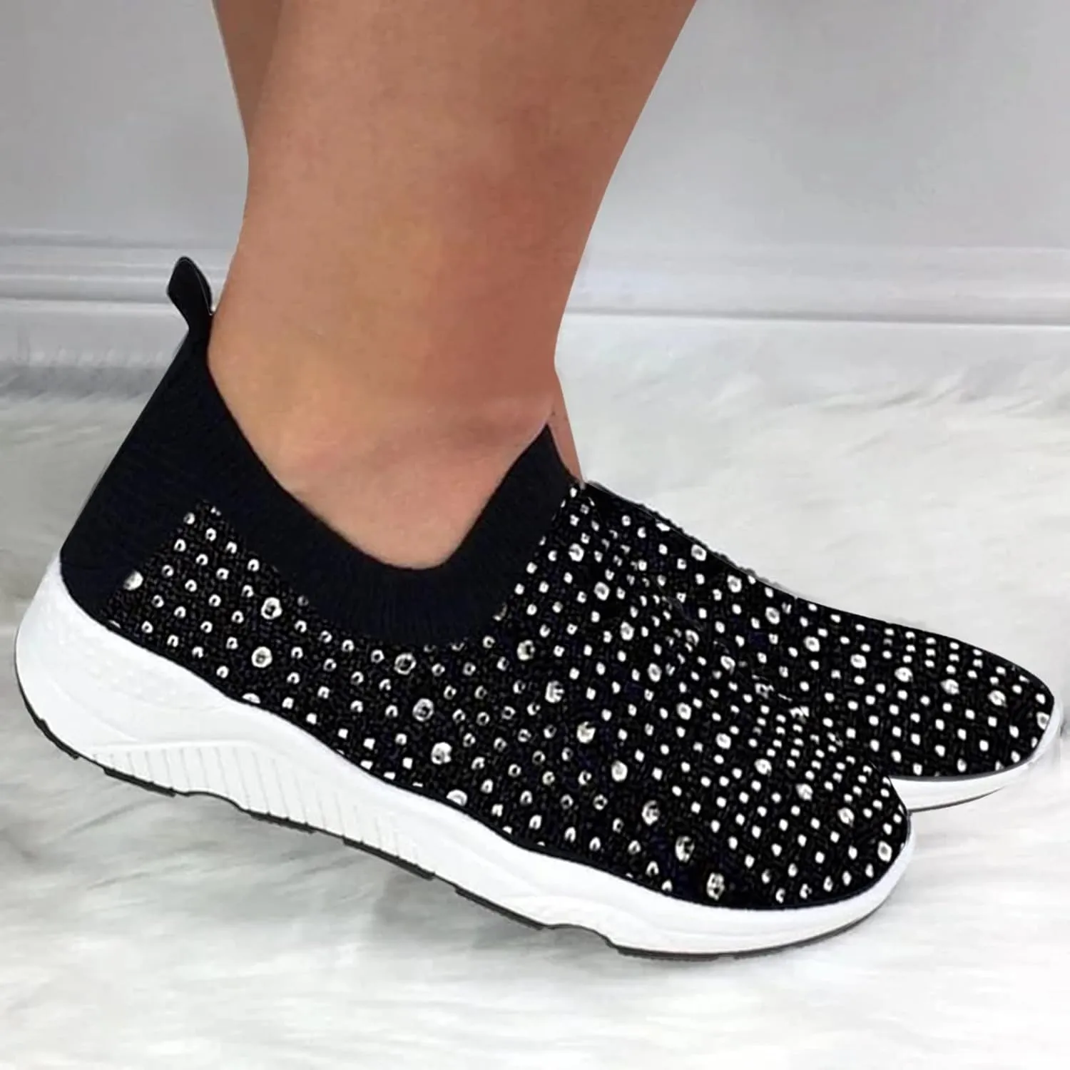 All Black Tennis Shoes for Women Zapatos Especiales Para Juanetes De Mujer Suaves Canvas Shoes for Women Wide Width Black Dress Shoes for Plantar Fasciitis for Women Zapatos De Trabajo Para Mujer