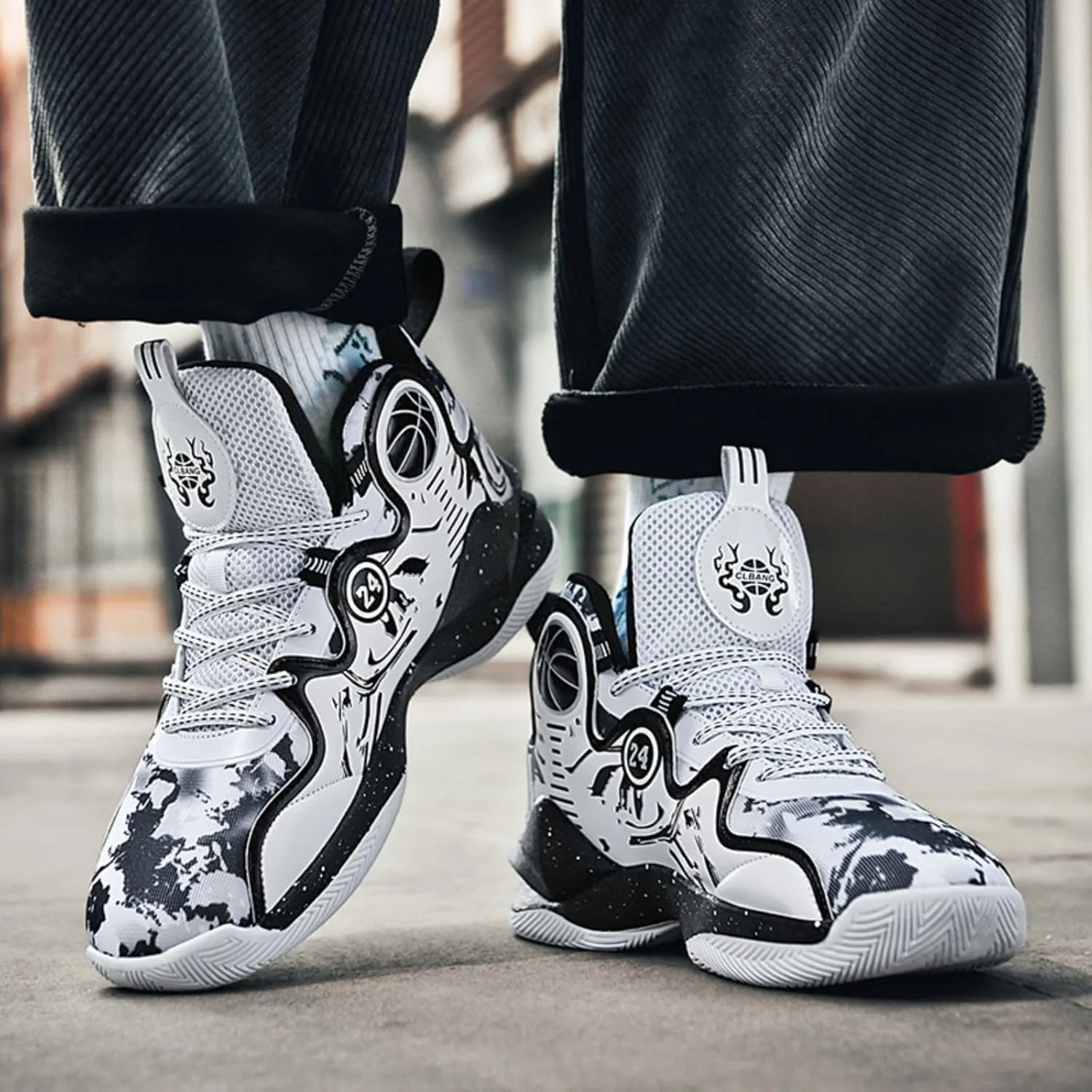 Anti Slip and wear-Resistant Basketball Shoes