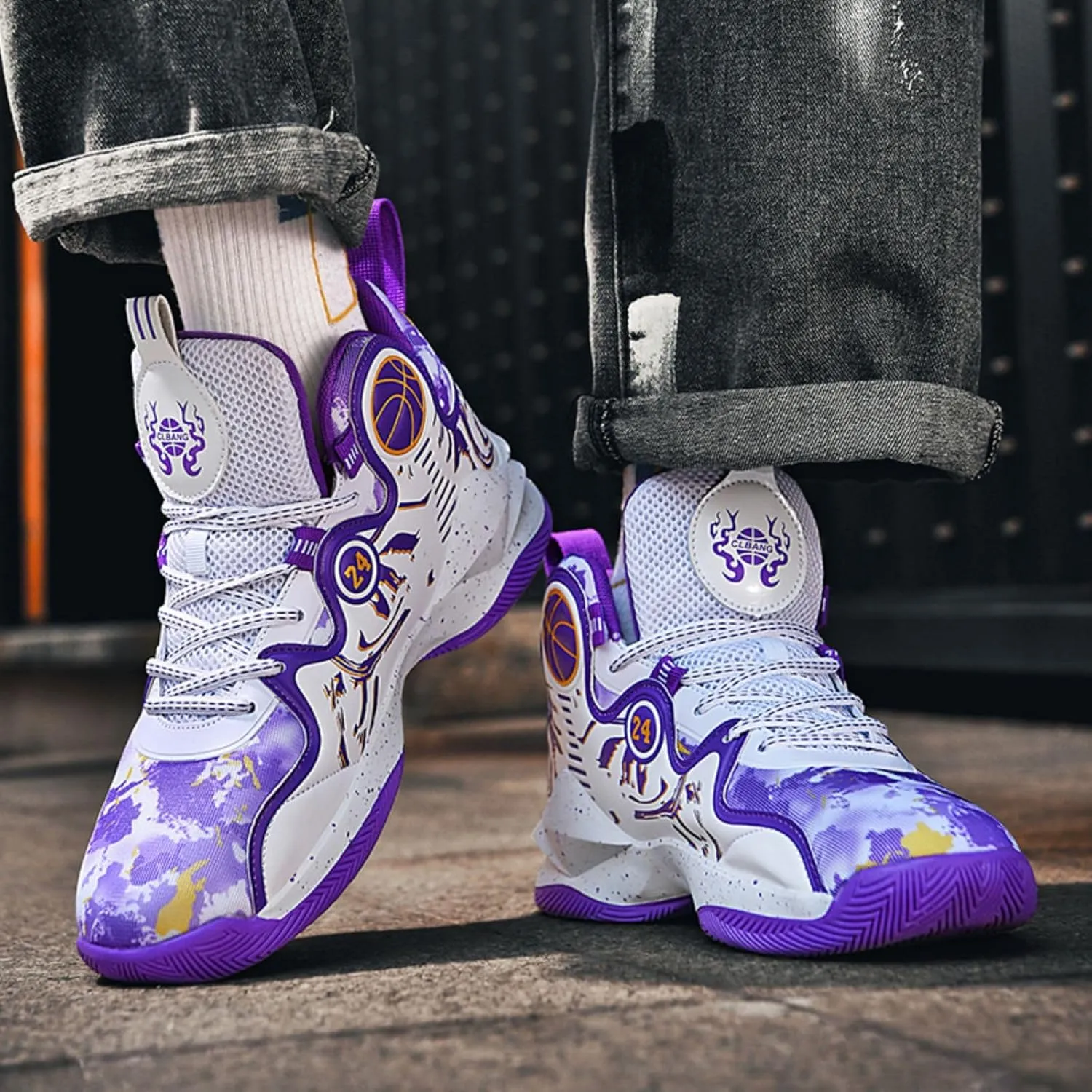 Anti Slip and wear-Resistant Basketball Shoes