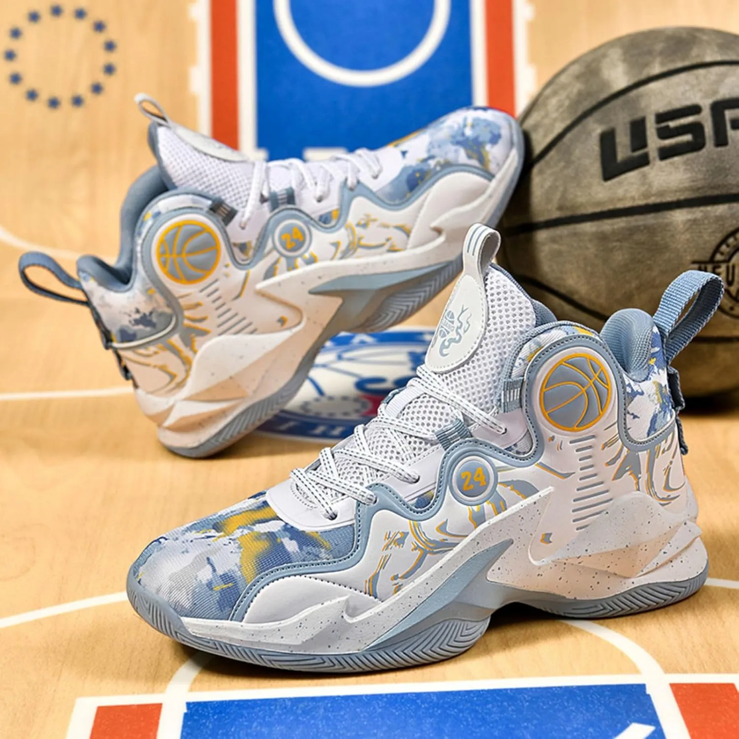 Anti Slip and wear-Resistant Basketball Shoes