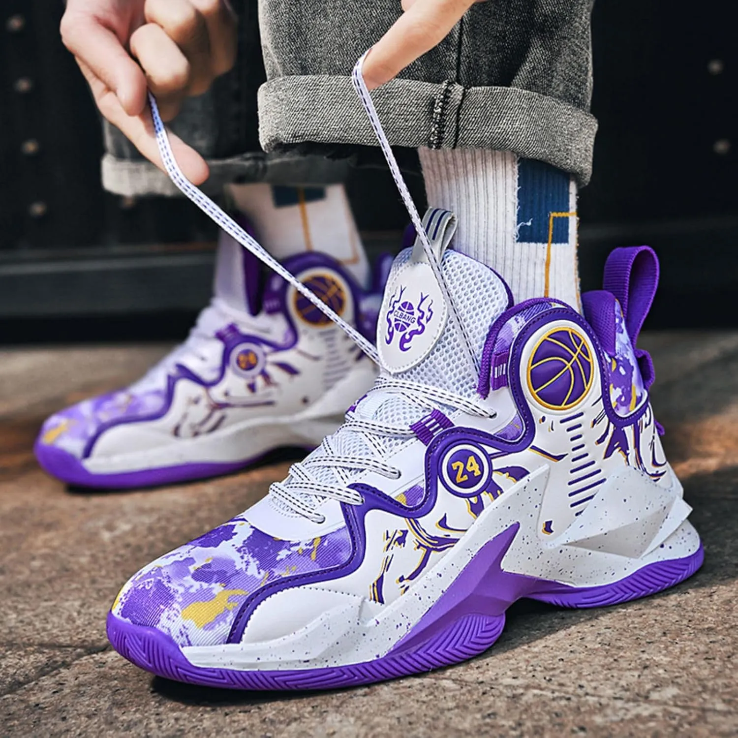 Anti Slip and wear-Resistant Basketball Shoes