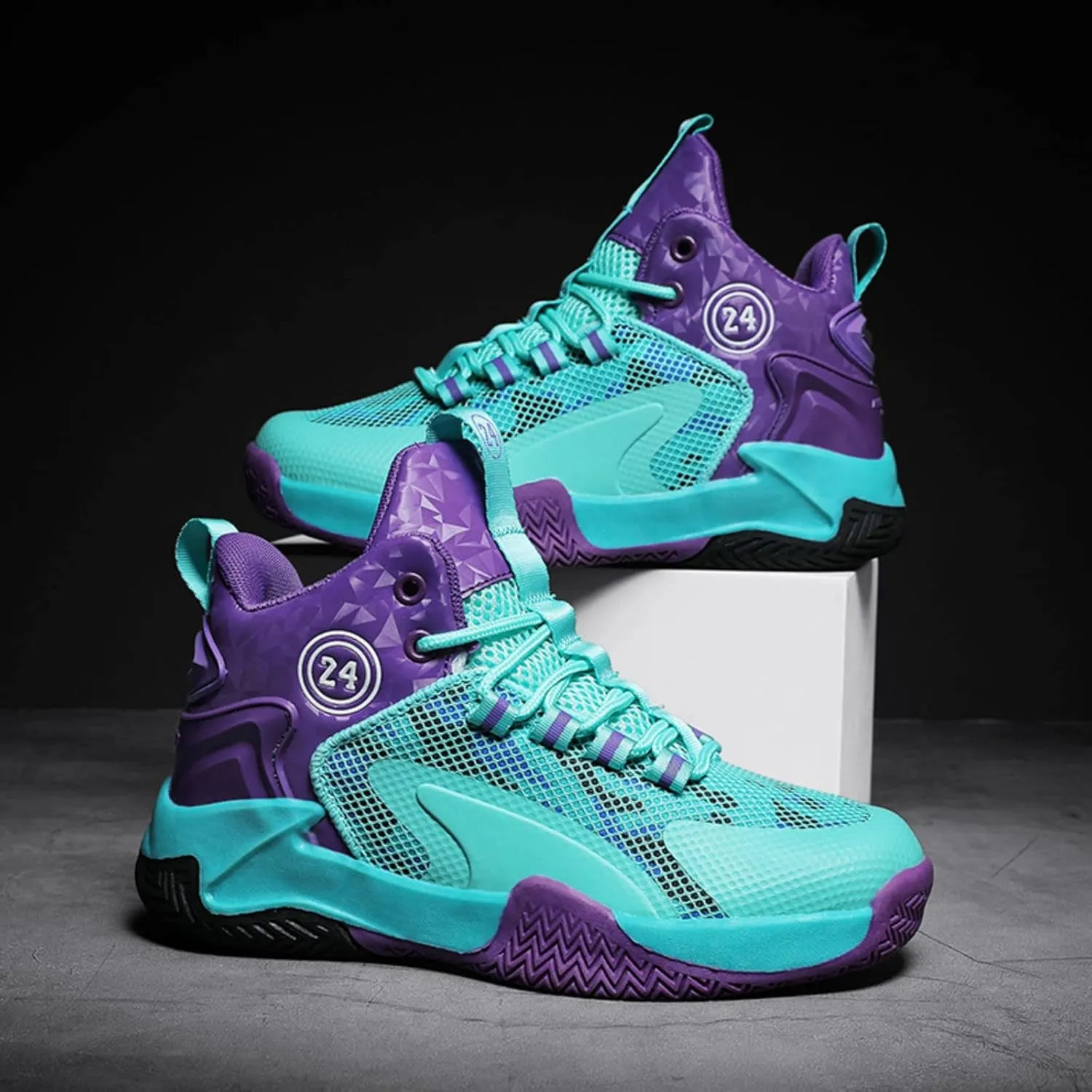 Anti Slip and wear-Resistant Sports Children's Basketball Shoes
