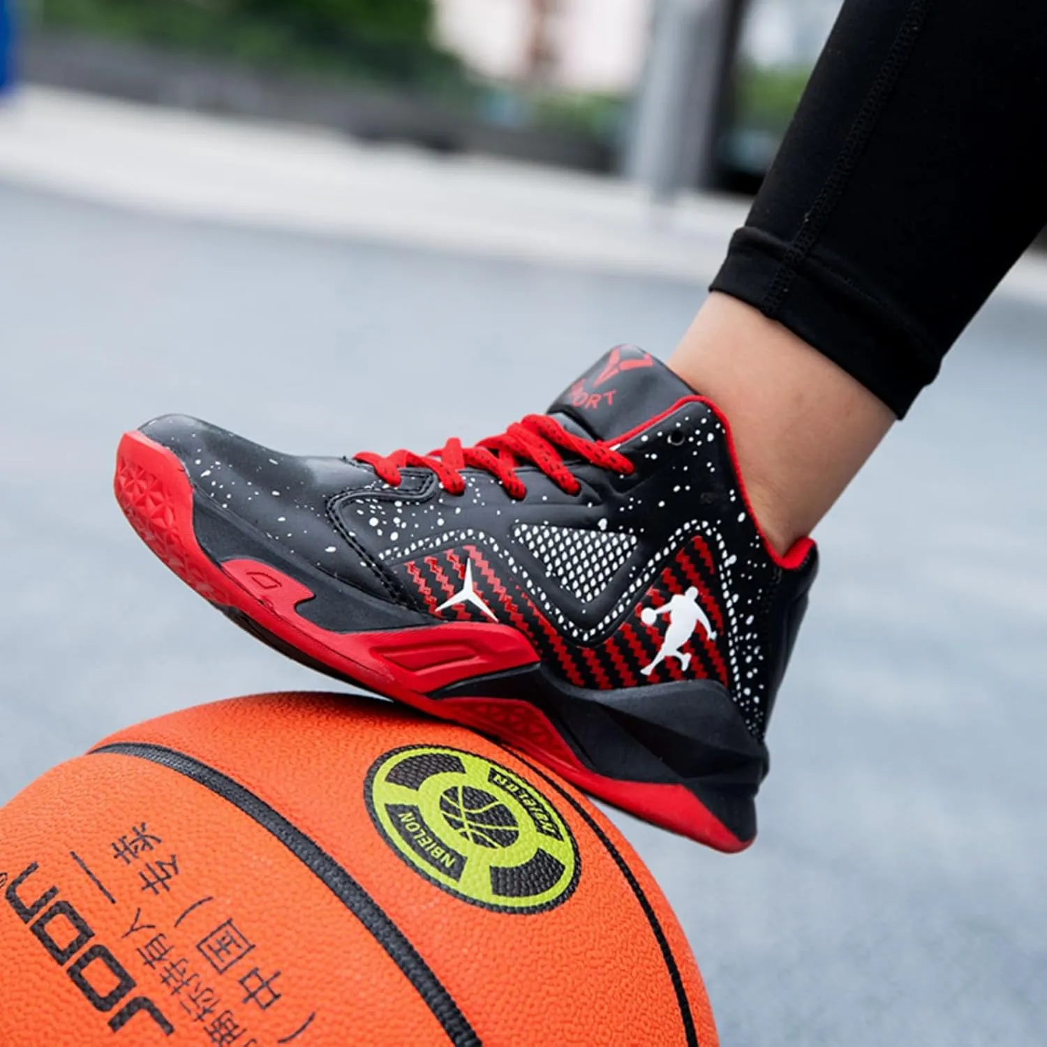 Anti Slip and wear-Resistant Sports Children's Basketball Shoes