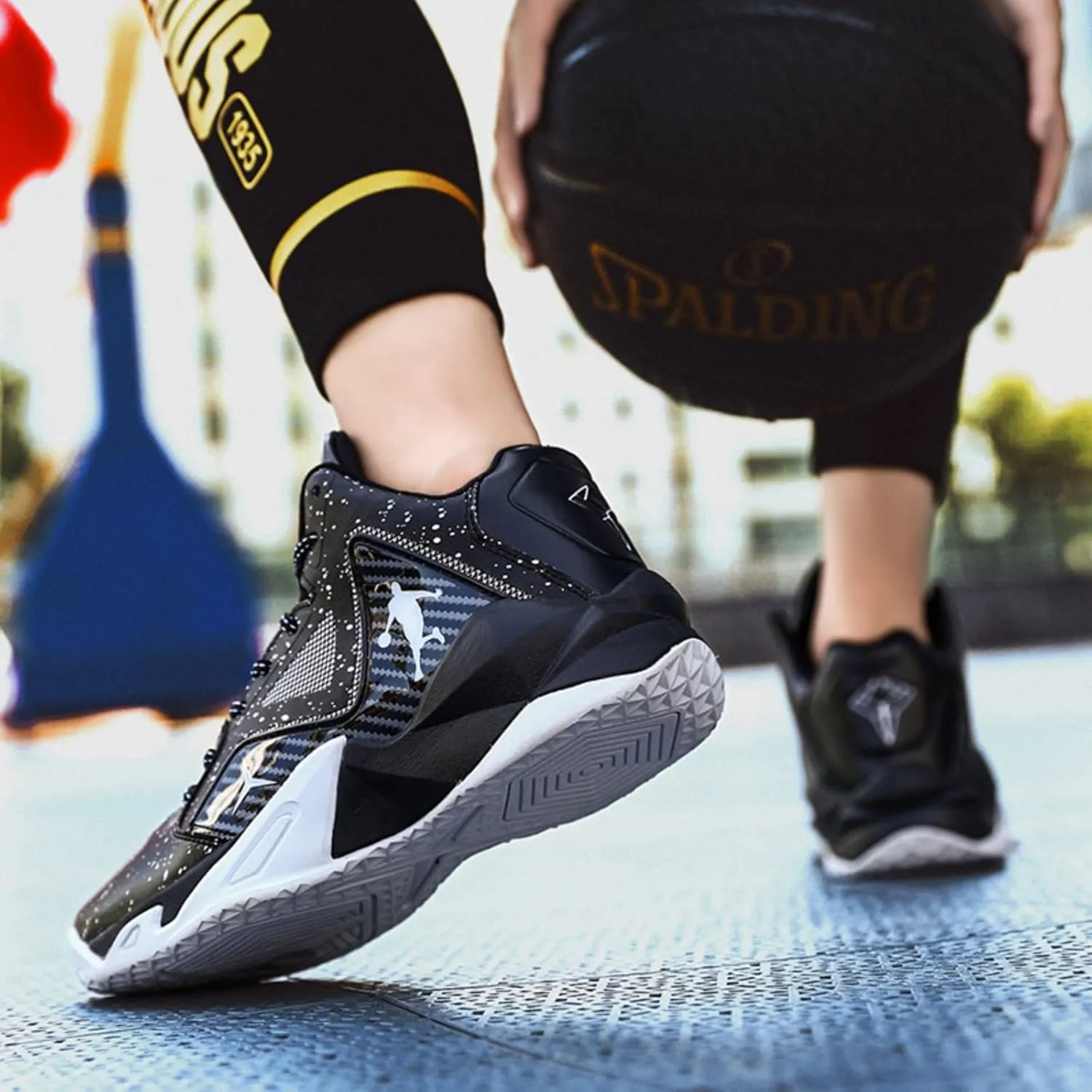 Anti Slip and wear-Resistant Sports Children's Basketball Shoes