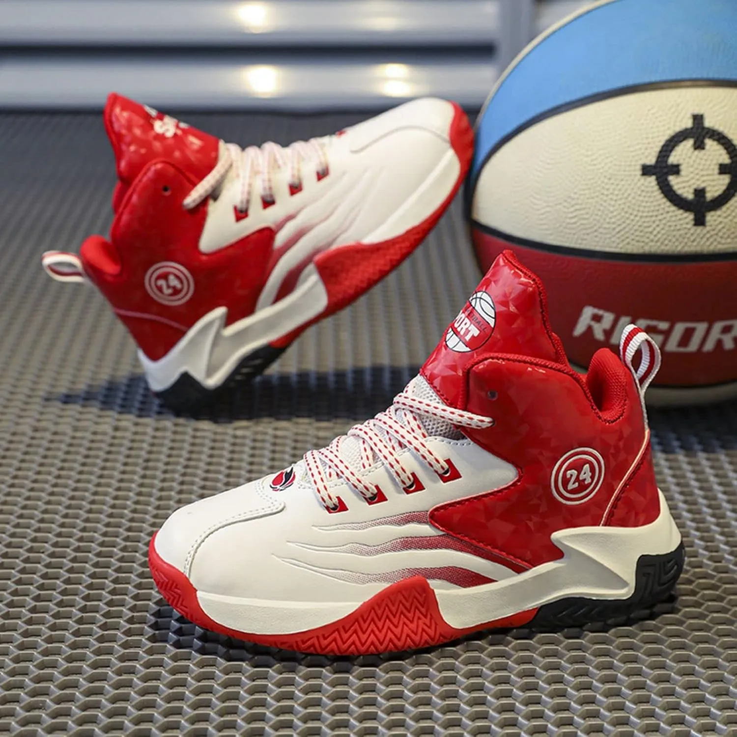 Anti Slip and wear-Resistant Sports Children's Basketball Shoes
