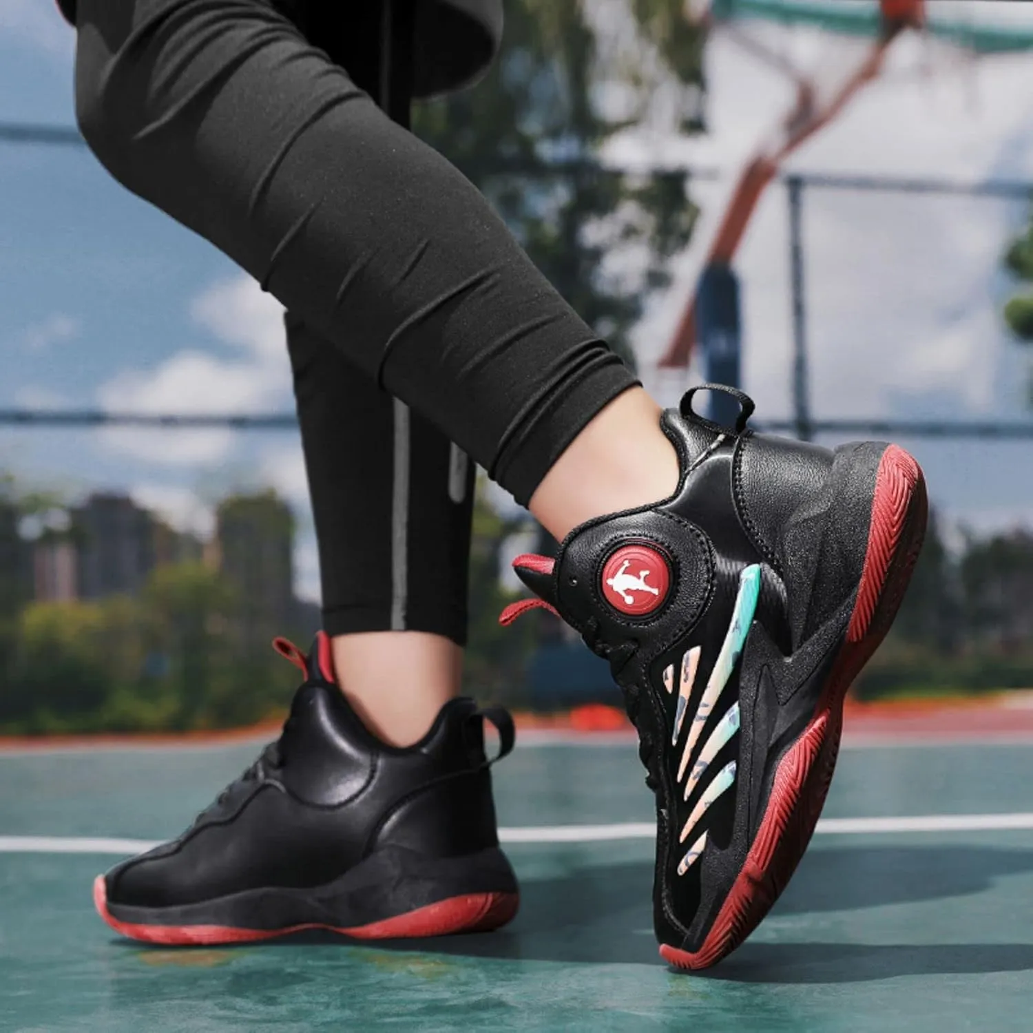 Anti Slip and wear-Resistant Sports Children's Basketball Shoes