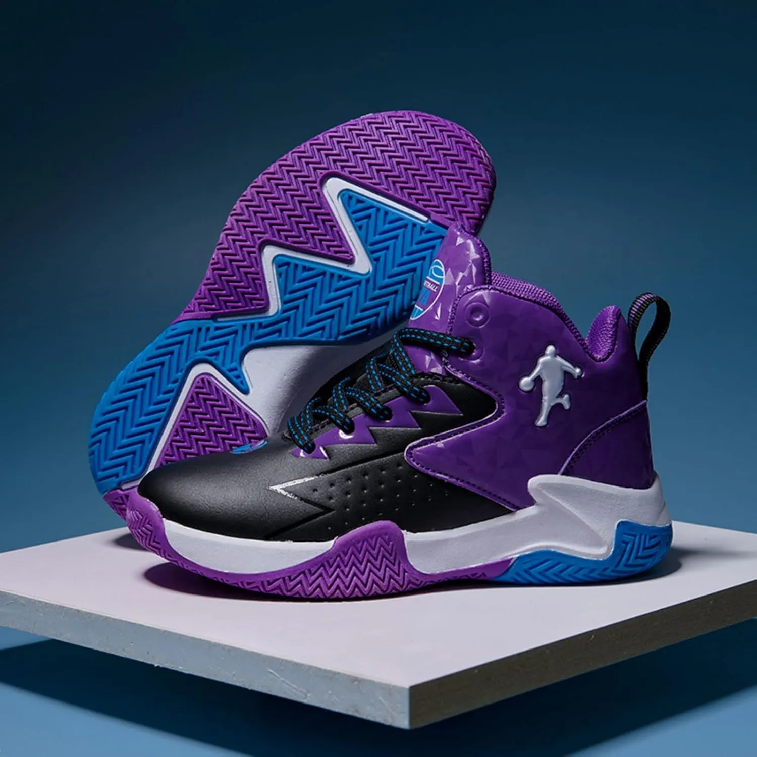 Anti Slip and wear-Resistant Sports Children's Basketball Shoes