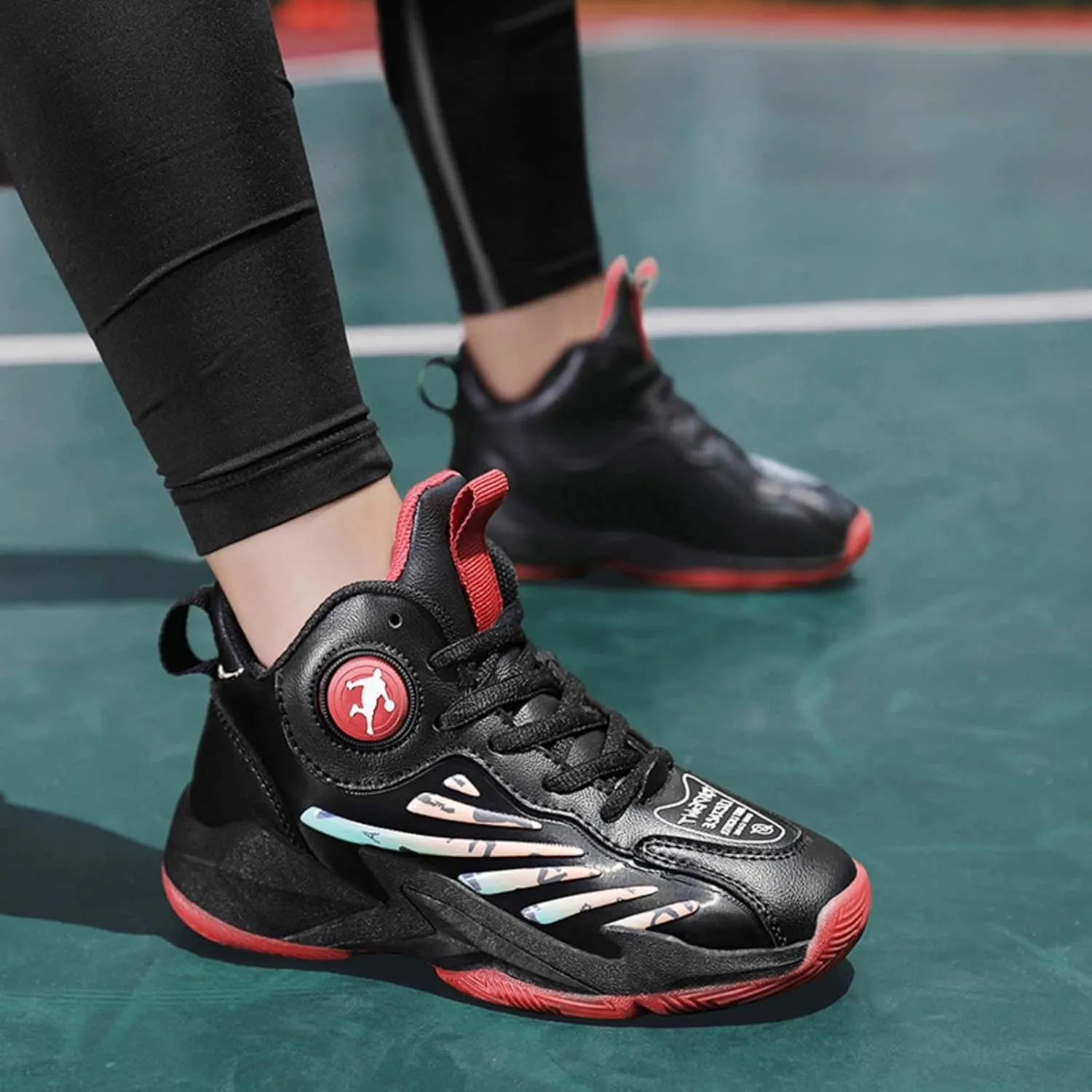 Anti Slip and wear-Resistant Sports Children's Basketball Shoes