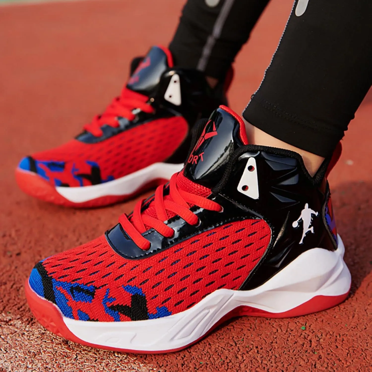 Anti Slip and wear-Resistant Sports Children's Basketball Shoes