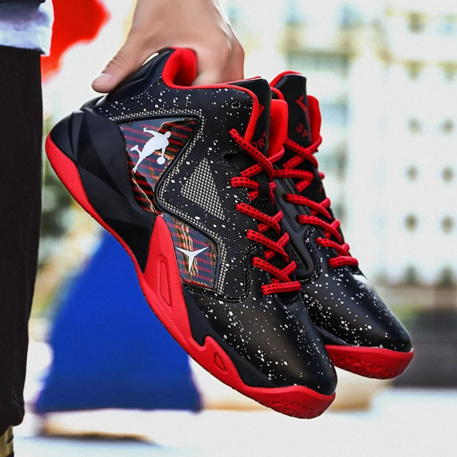 Anti Slip and wear-Resistant Sports Children's Basketball Shoes