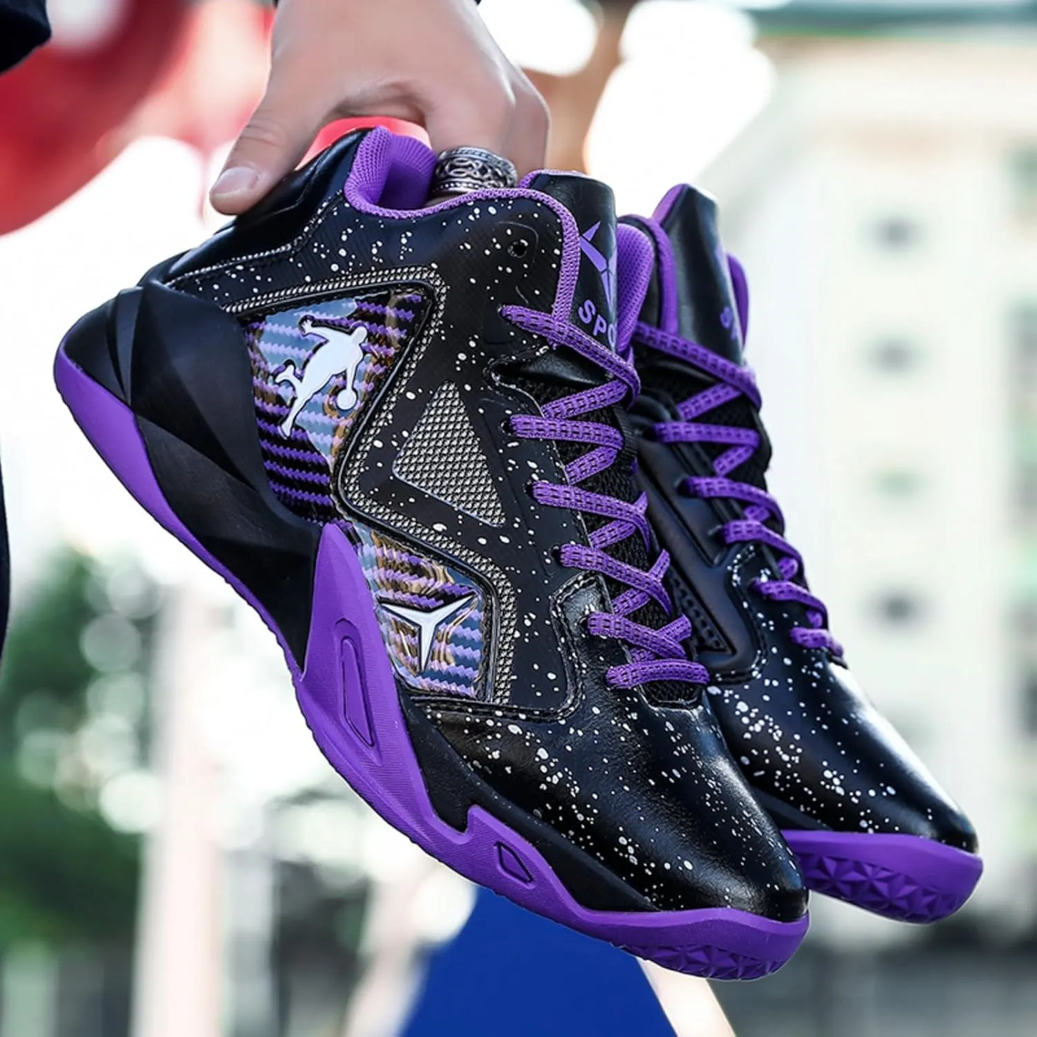 Anti Slip and wear-Resistant Sports Children's Basketball Shoes