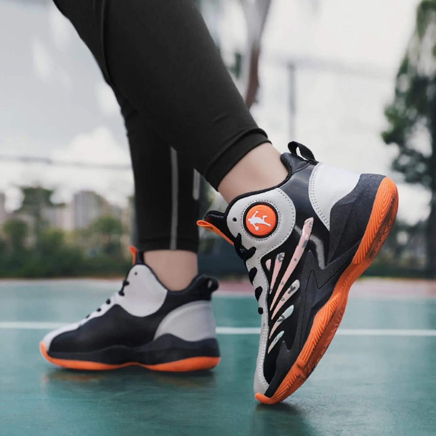 Anti Slip and wear-Resistant Sports Children's Basketball Shoes