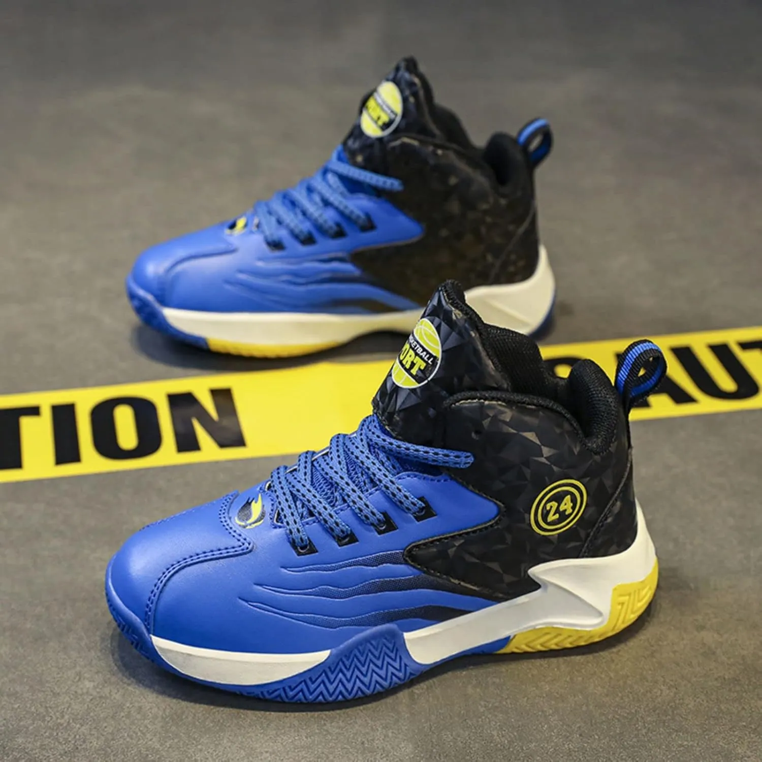 Anti Slip and wear-Resistant Sports Children's Basketball Shoes