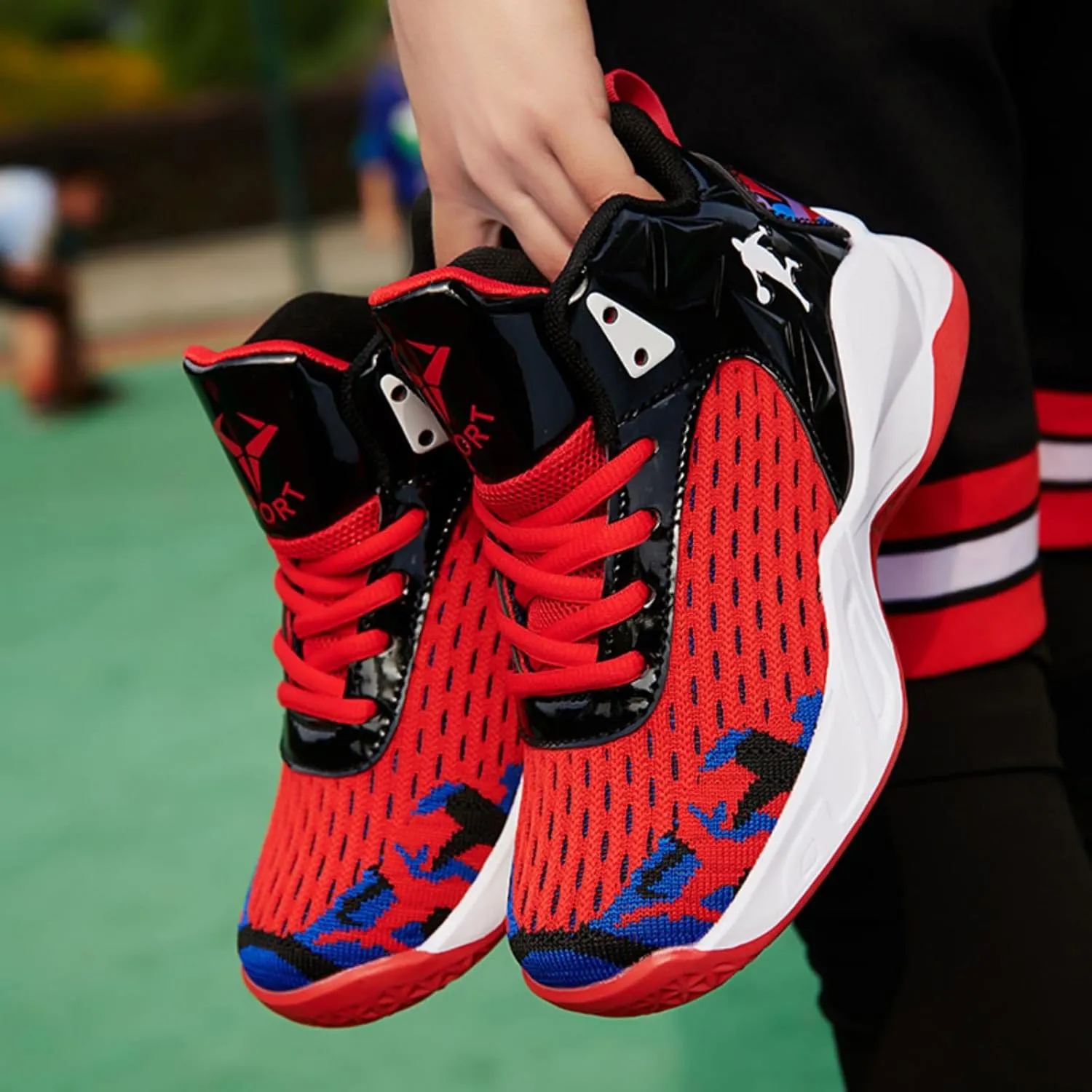 Anti Slip and wear-Resistant Sports Children's Basketball Shoes