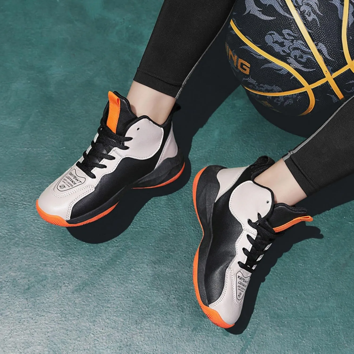 Anti Slip and wear-Resistant Sports Children's Basketball Shoes
