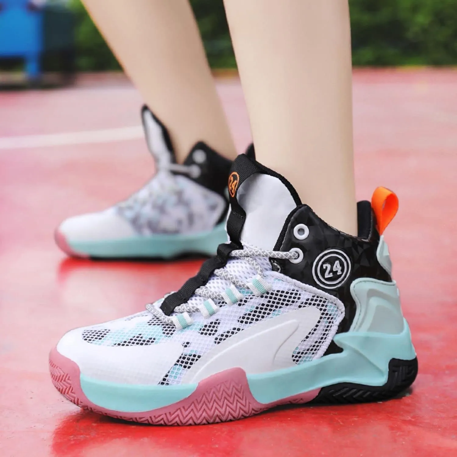 Anti Slip and wear-Resistant Sports Children's Basketball Shoes