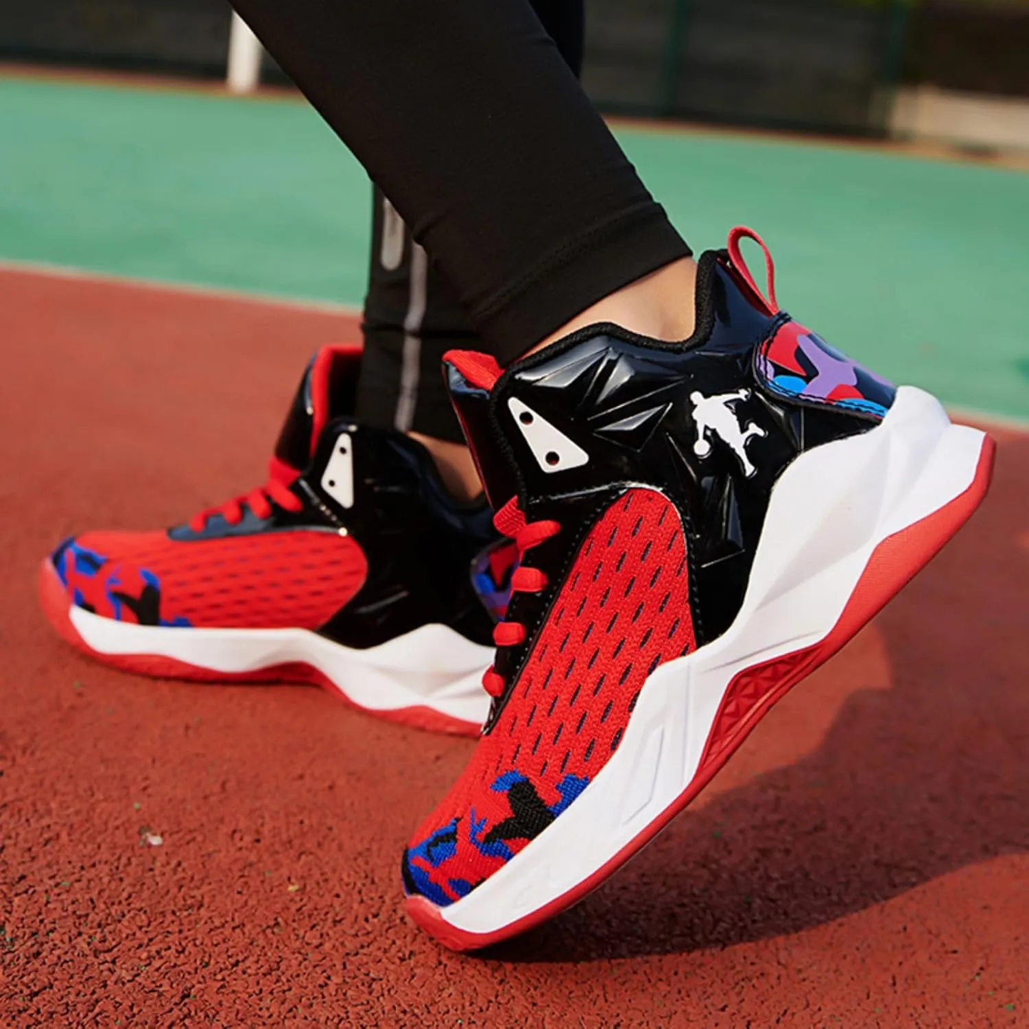 Anti Slip and wear-Resistant Sports Children's Basketball Shoes