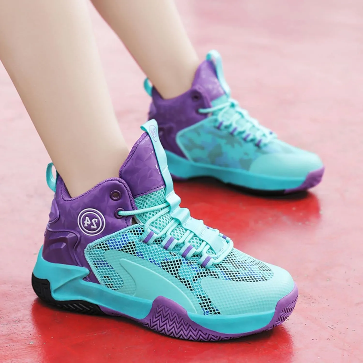 Anti Slip and wear-Resistant Sports Children's Basketball Shoes