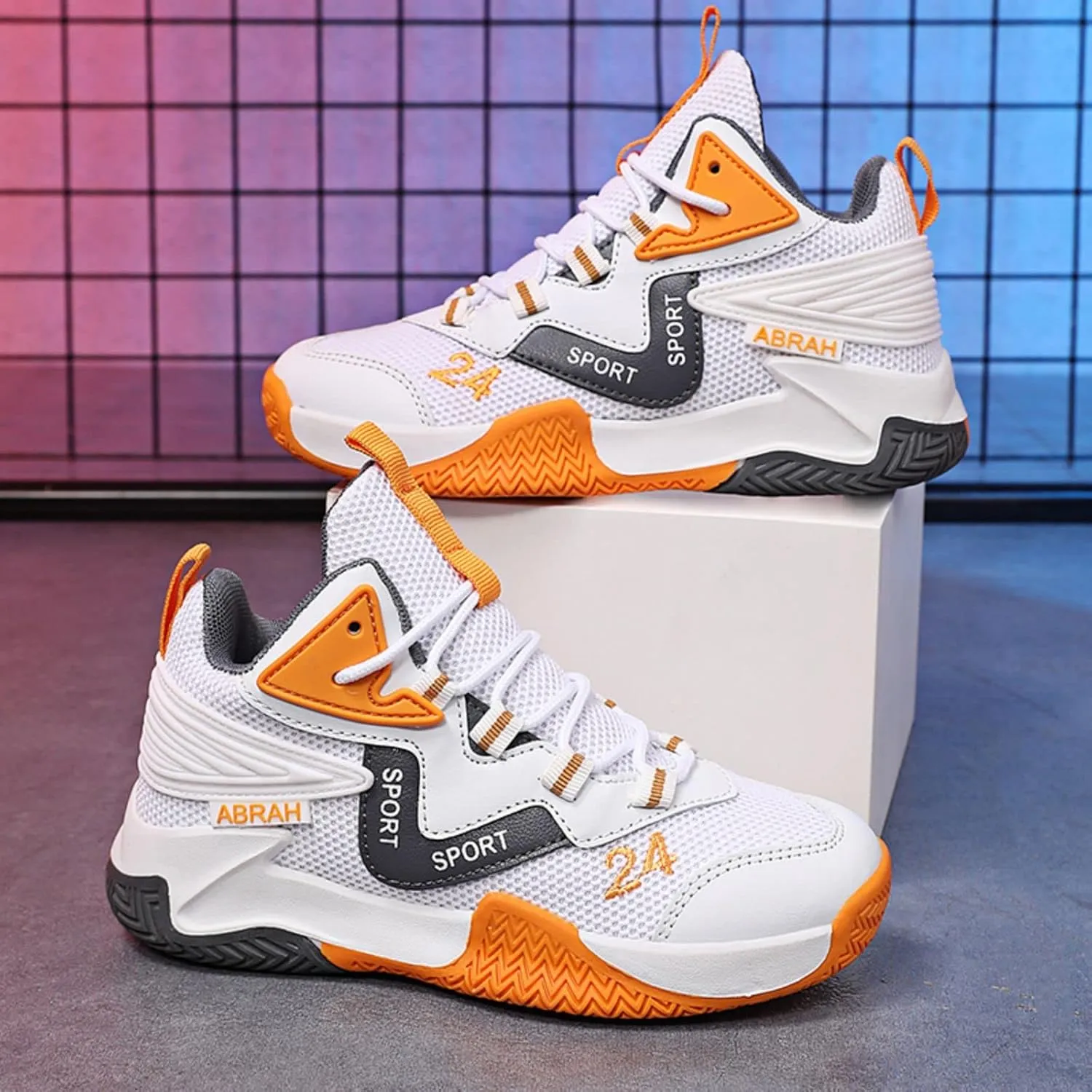 Anti Slip and wear-Resistant Sports Children's Basketball Shoes