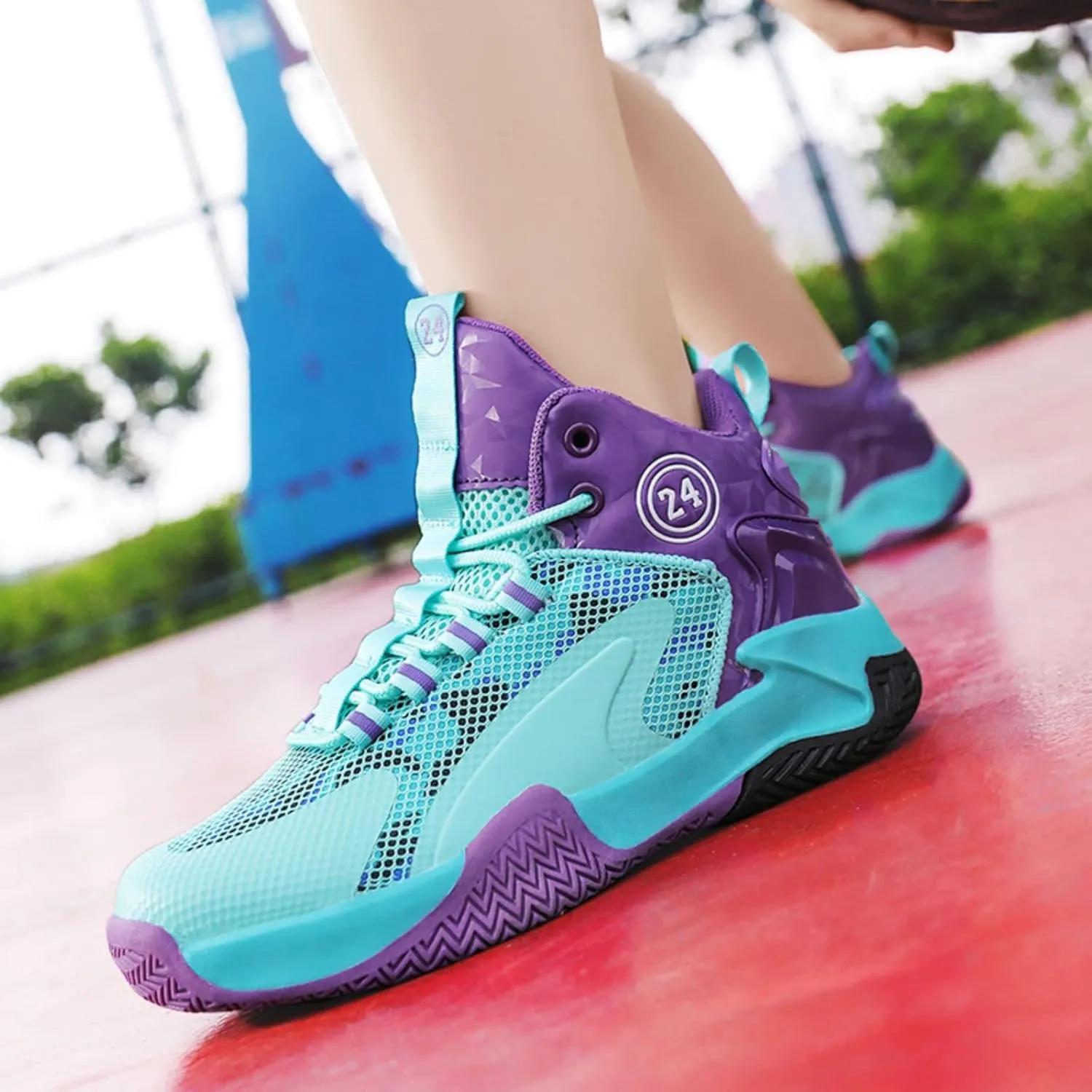 Anti Slip and wear-Resistant Sports Children's Basketball Shoes