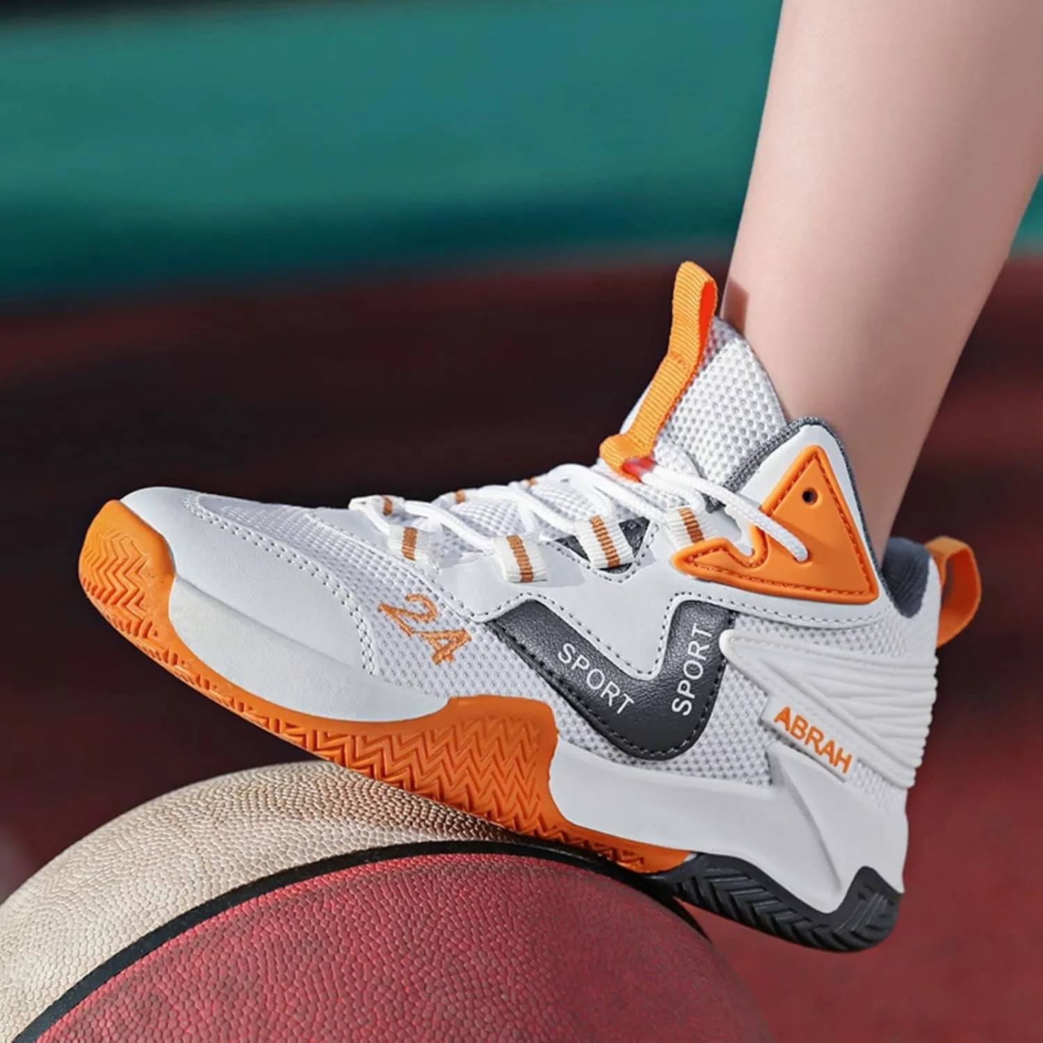 Anti Slip and wear-Resistant Sports Children's Basketball Shoes