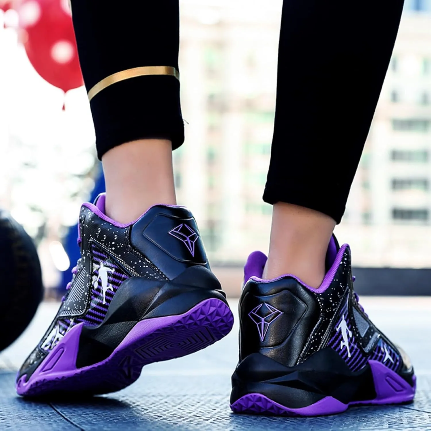 Anti Slip and wear-Resistant Sports Children's Basketball Shoes