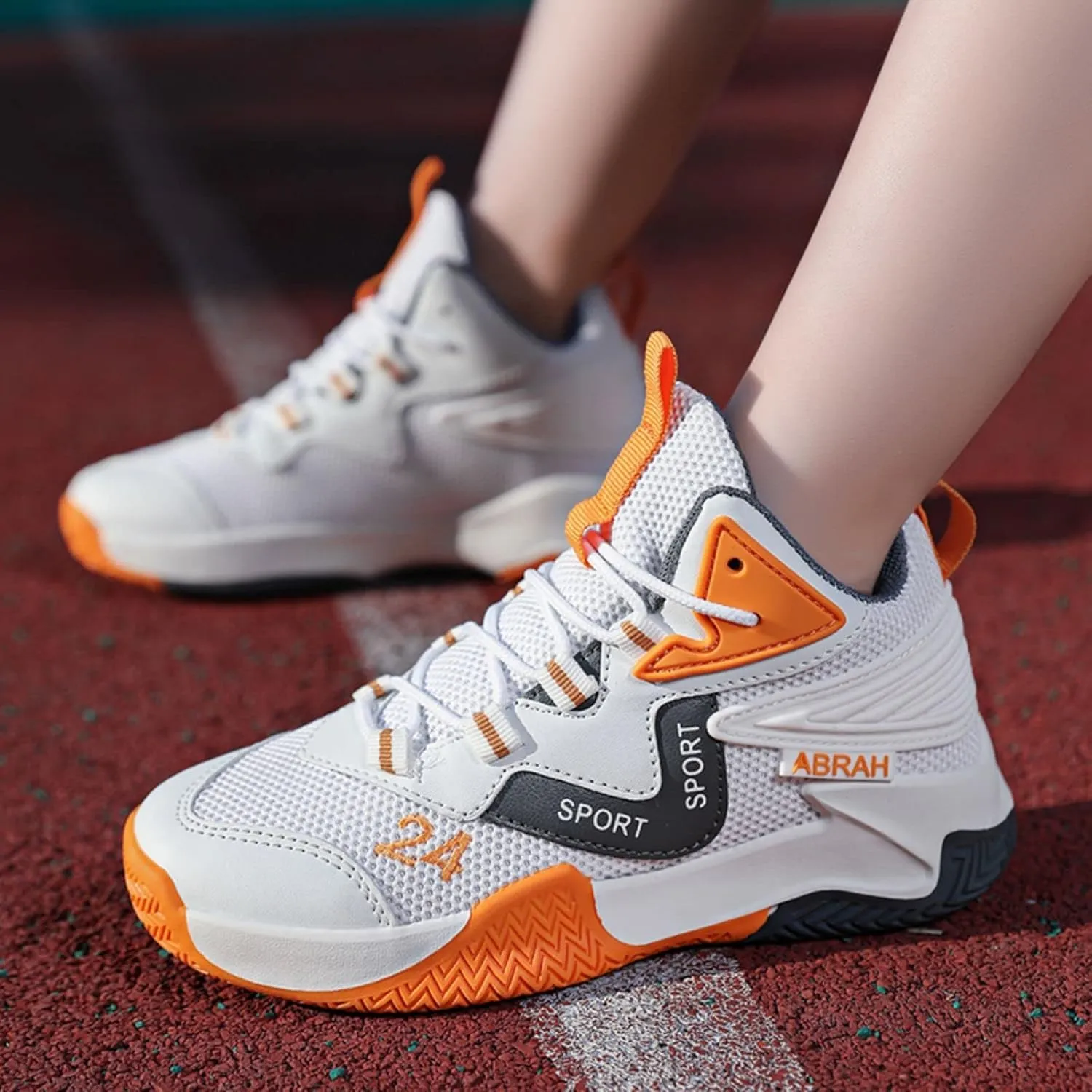 Anti Slip and wear-Resistant Sports Children's Basketball Shoes