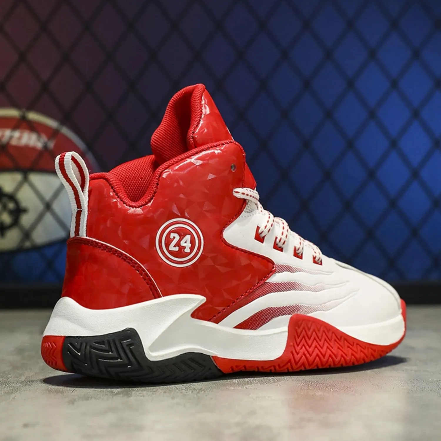 Anti Slip and wear-Resistant Sports Children's Basketball Shoes