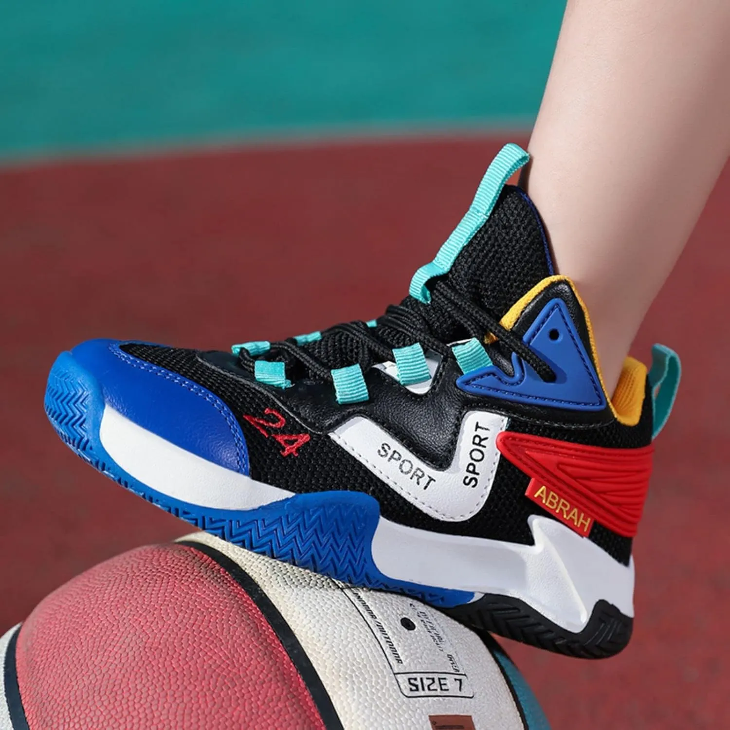 Anti Slip and wear-Resistant Sports Children's Basketball Shoes