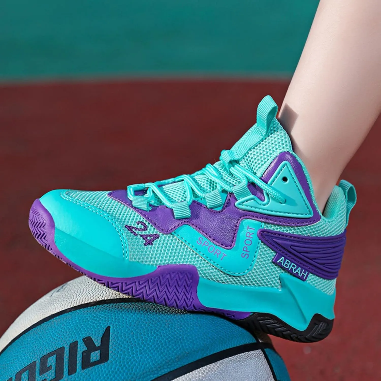 Anti Slip and wear-Resistant Sports Children's Basketball Shoes
