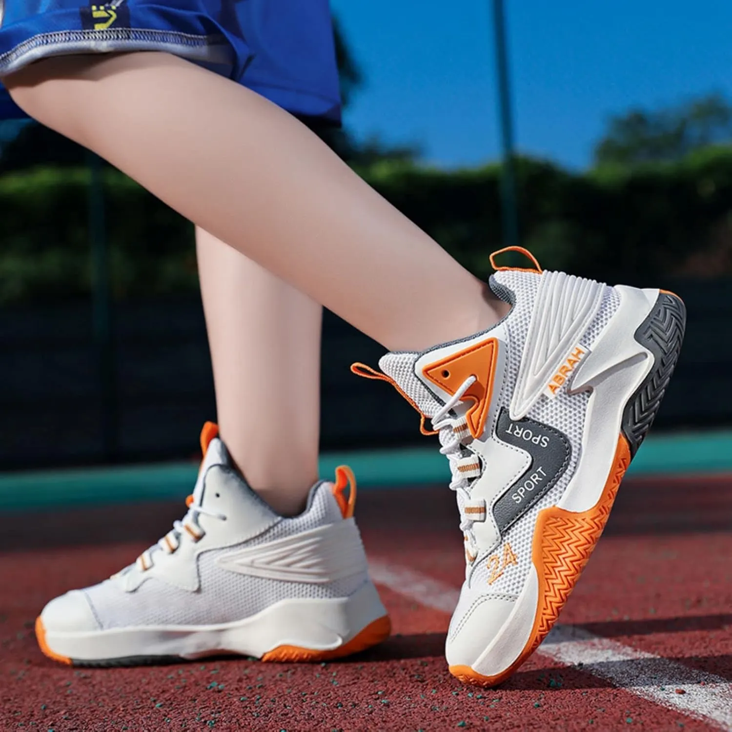 Anti Slip and wear-Resistant Sports Children's Basketball Shoes