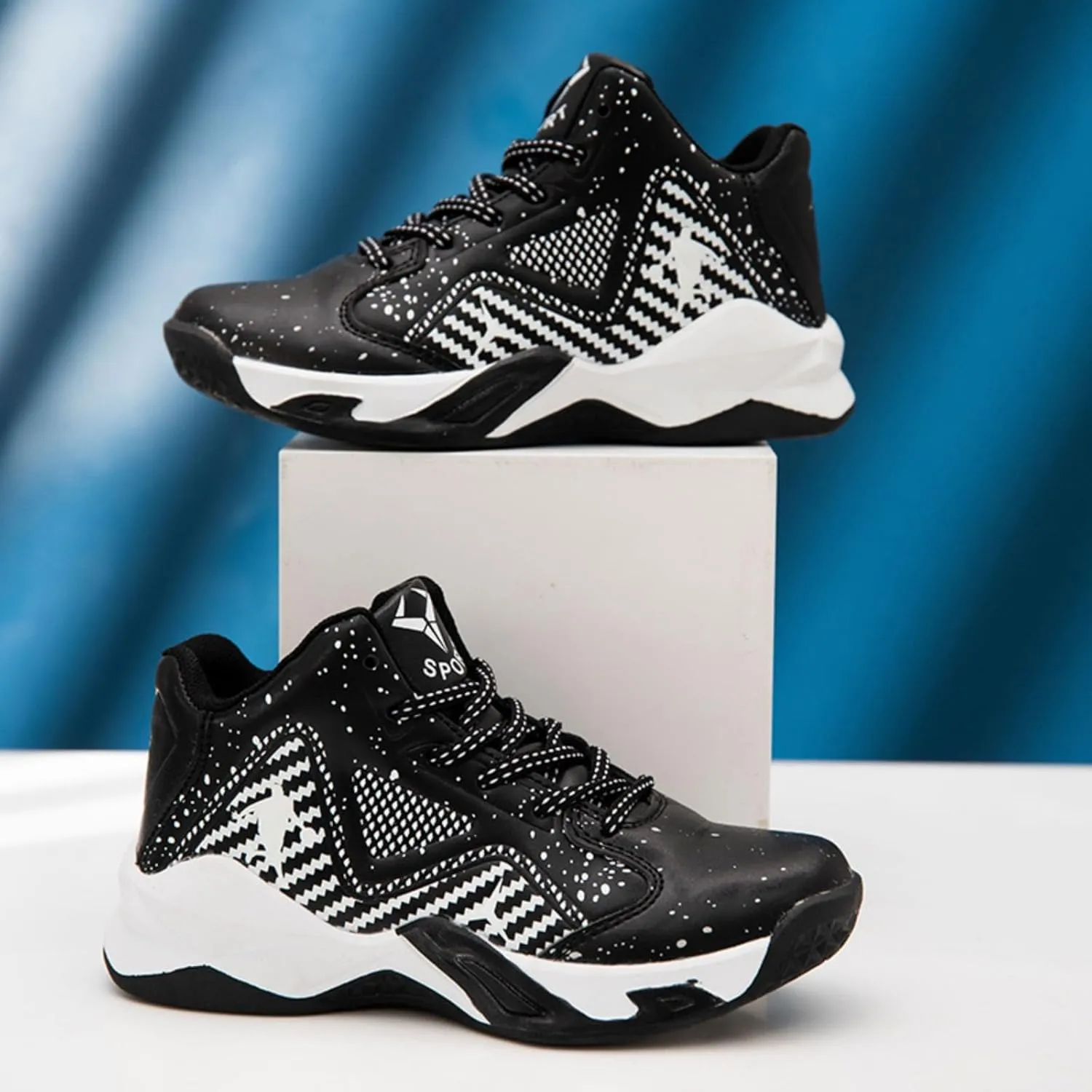 Anti Slip and wear-Resistant Sports Children's Basketball Shoes