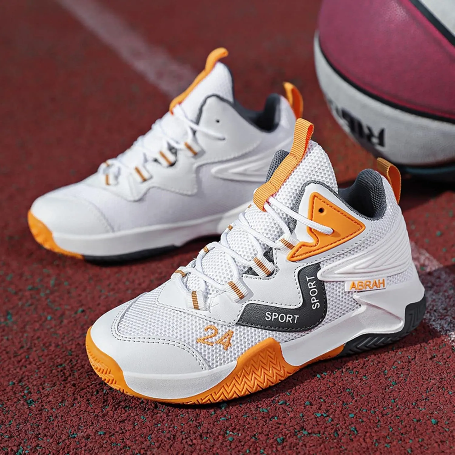 Anti Slip and wear-Resistant Sports Children's Basketball Shoes