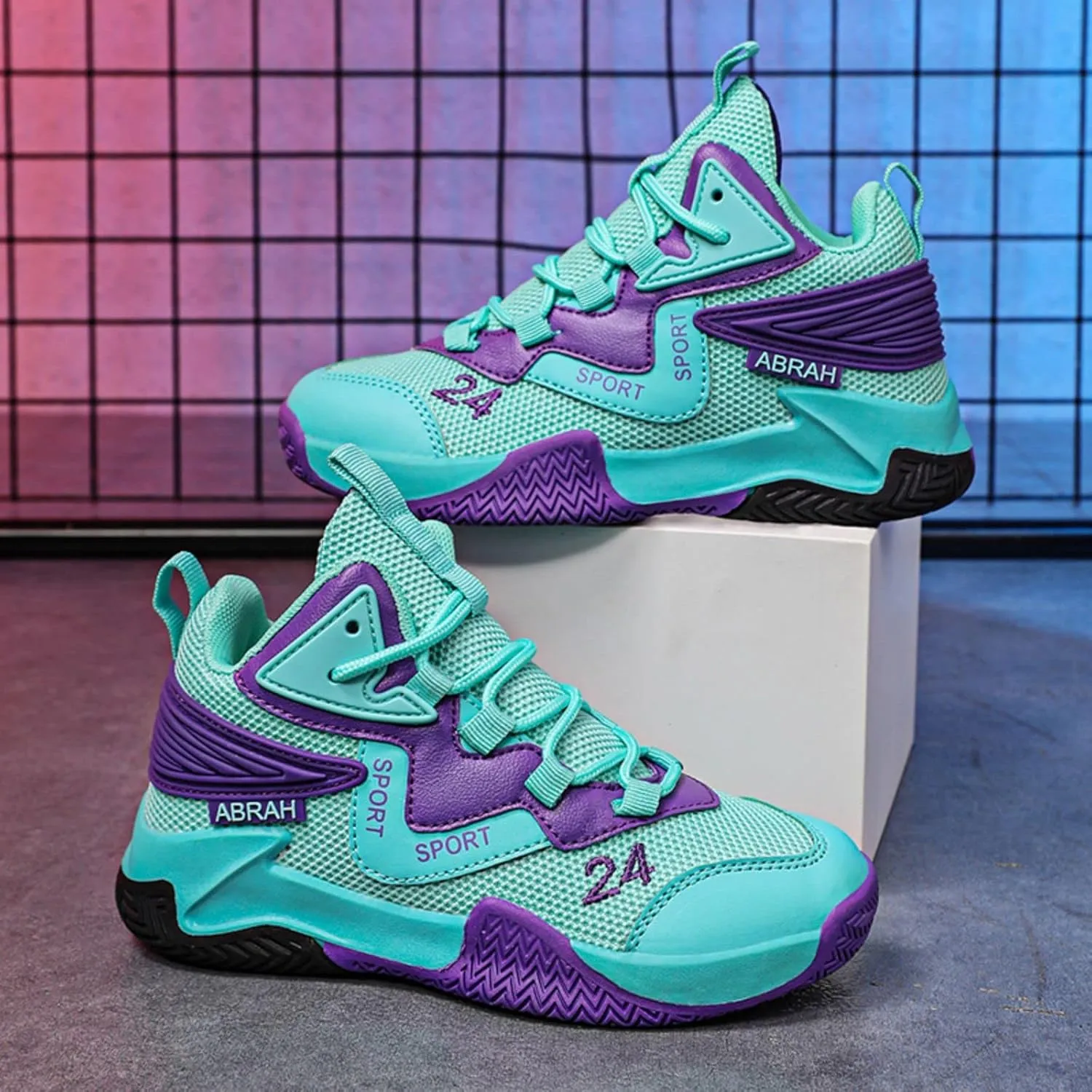 Anti Slip and wear-Resistant Sports Children's Basketball Shoes