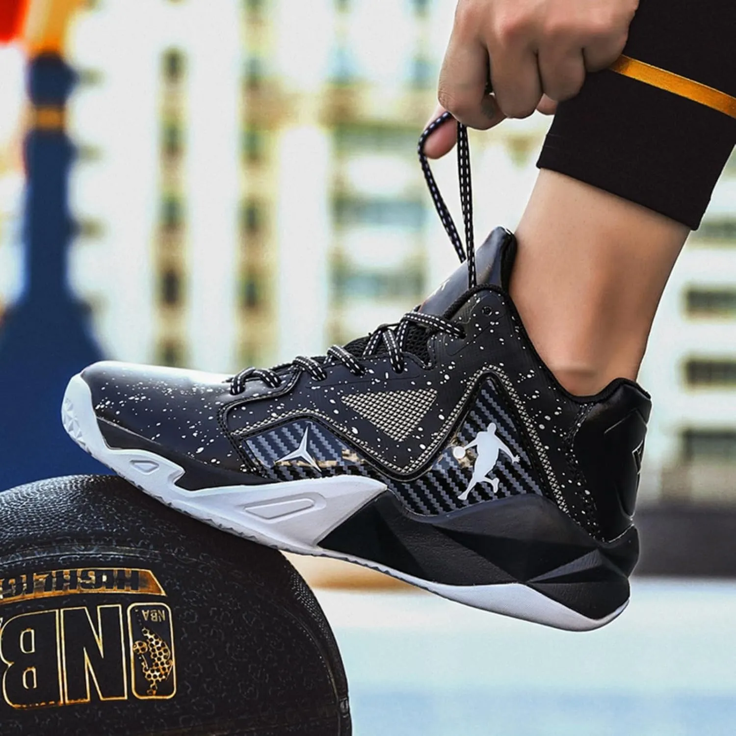 Anti Slip and wear-Resistant Sports Children's Basketball Shoes