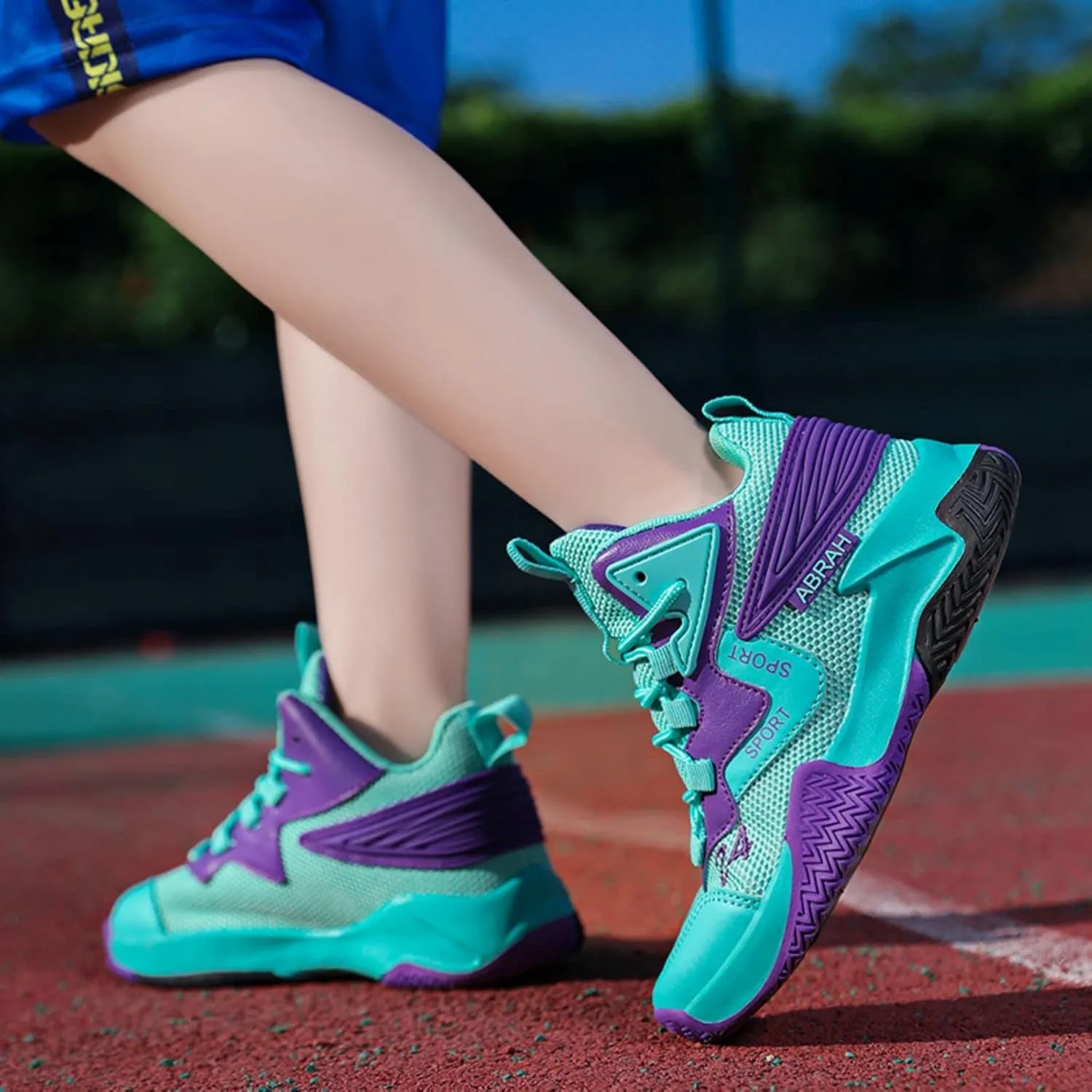 Anti Slip and wear-Resistant Sports Children's Basketball Shoes