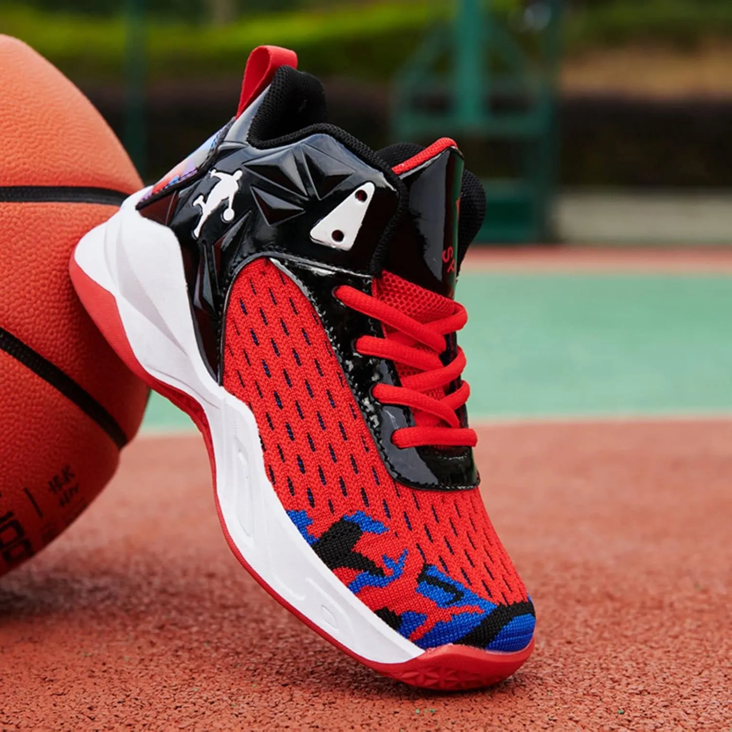 Anti Slip and wear-Resistant Sports Children's Basketball Shoes