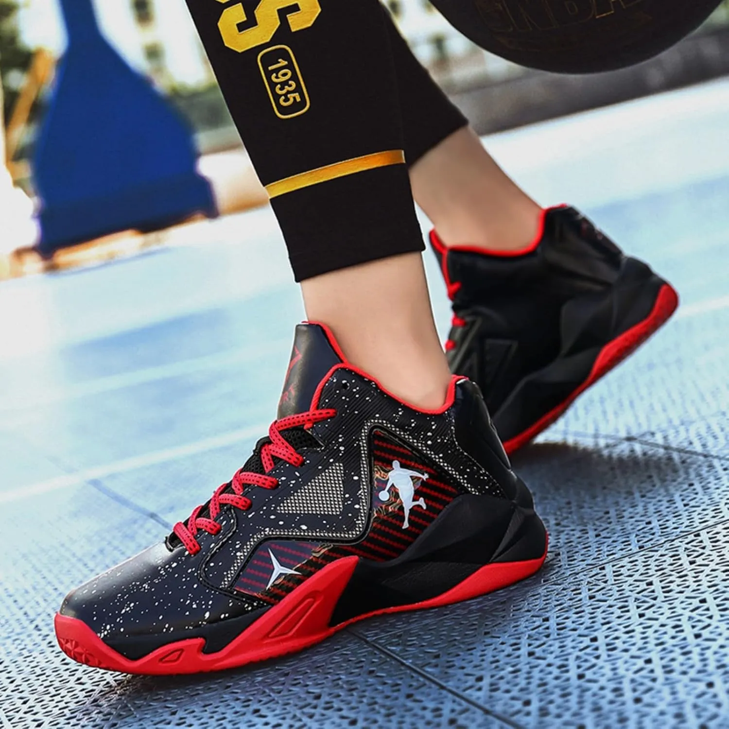 Anti Slip and wear-Resistant Sports Children's Basketball Shoes