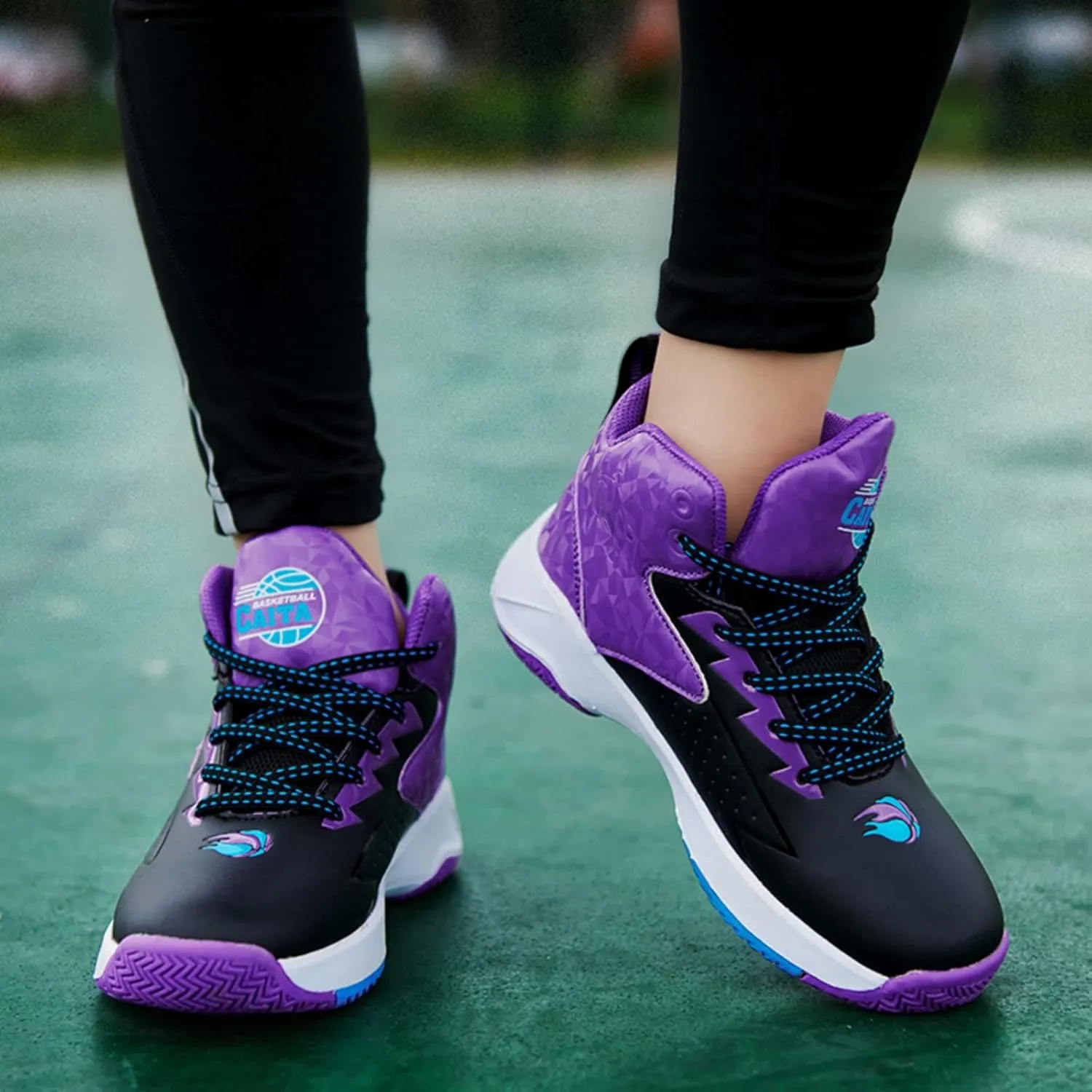 Anti Slip and wear-Resistant Sports Children's Basketball Shoes