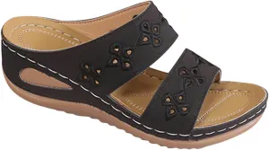 Arch Support Sandals for Women Comfort Wedge Shoes Summer Wedges Slides Orthotic Walking Sandal 2025 New