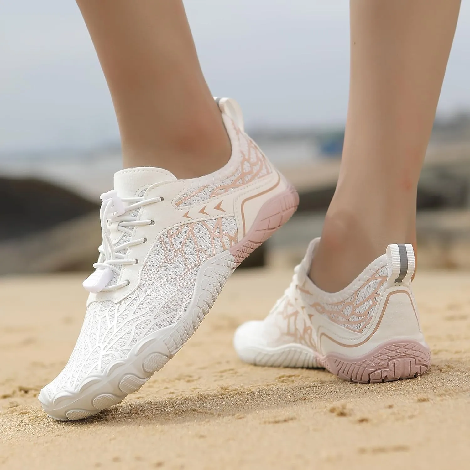 Barefoot Shoes for Women,Non-Slip Outdoor Shoes Quick-Drying Water Shoe for Men and Women Wide Toe Non Slip Sports Shoe Lightweight Waterproof Sneakers for Running