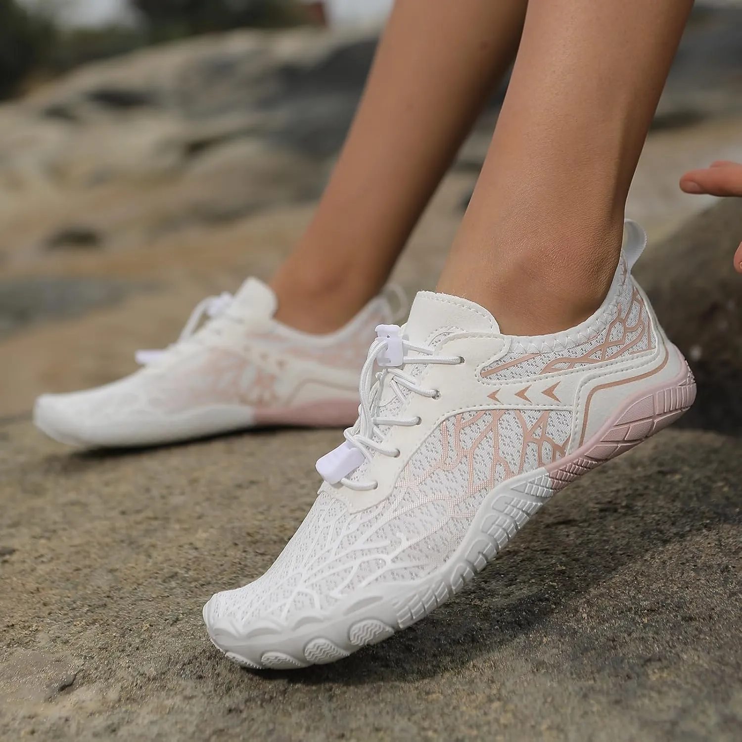 Barefoot Shoes for Women,Non-Slip Outdoor Shoes Quick-Drying Water Shoe for Men and Women Wide Toe Non Slip Sports Shoe Lightweight Waterproof Sneakers for Running