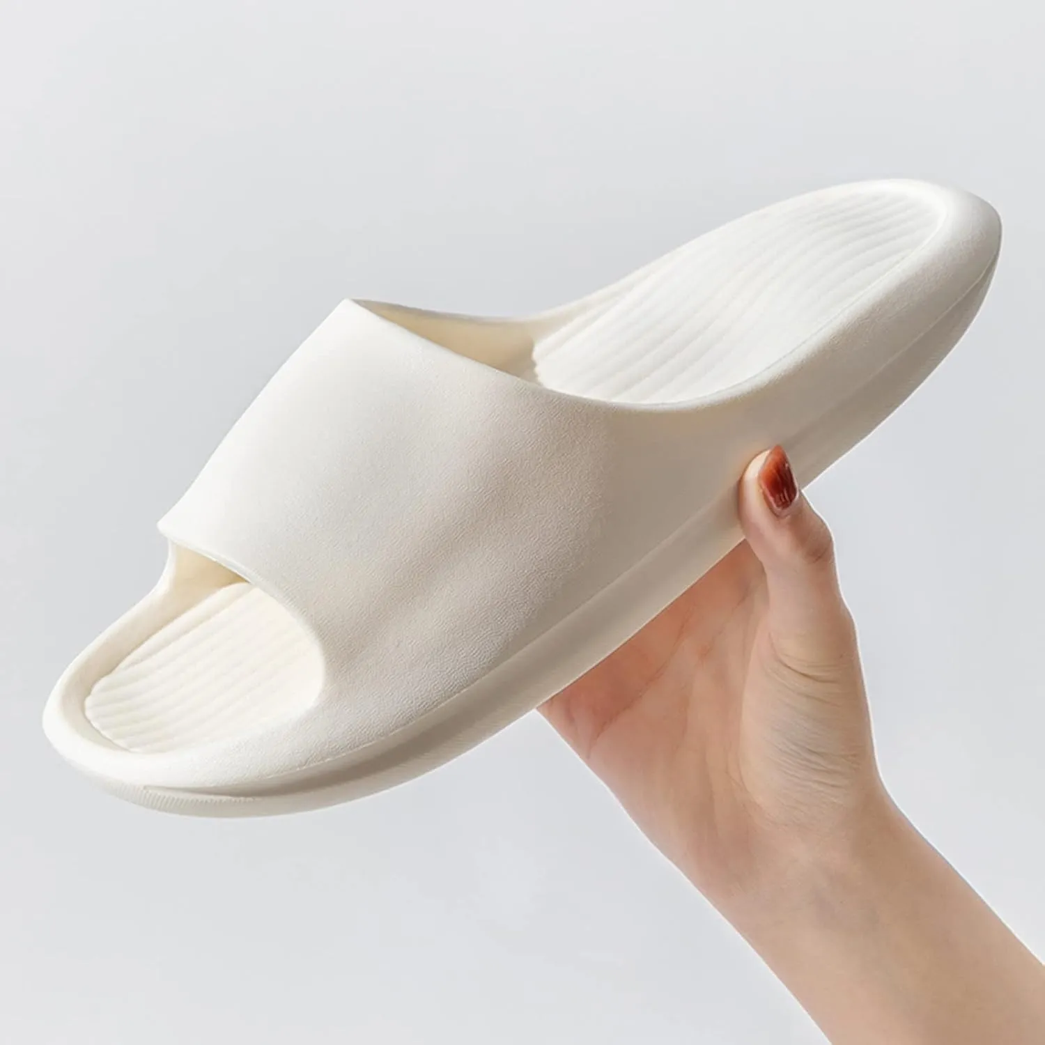 Bathroom Slippers Men Shower Shoes Women Mens Slides Womens Slides Gym Drainage Hole Lightweight Slippers
