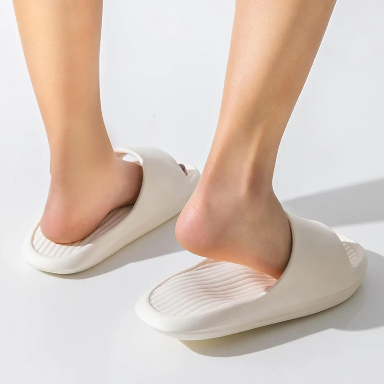 Bathroom Slippers Men Shower Shoes Women Mens Slides Womens Slides Gym Drainage Hole Lightweight Slippers