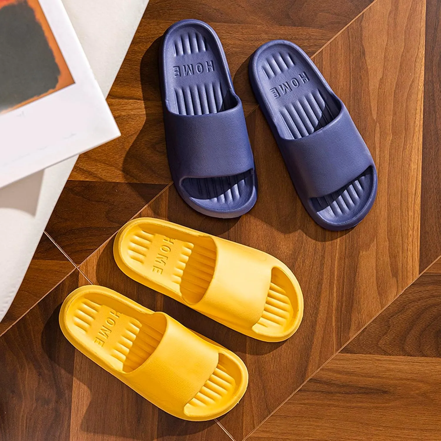 Bathroom Slippers Shower Slippers for Men Indoor Womens Slides Womens Non Slip Bath Slipper Indoor House Pool College Dorm