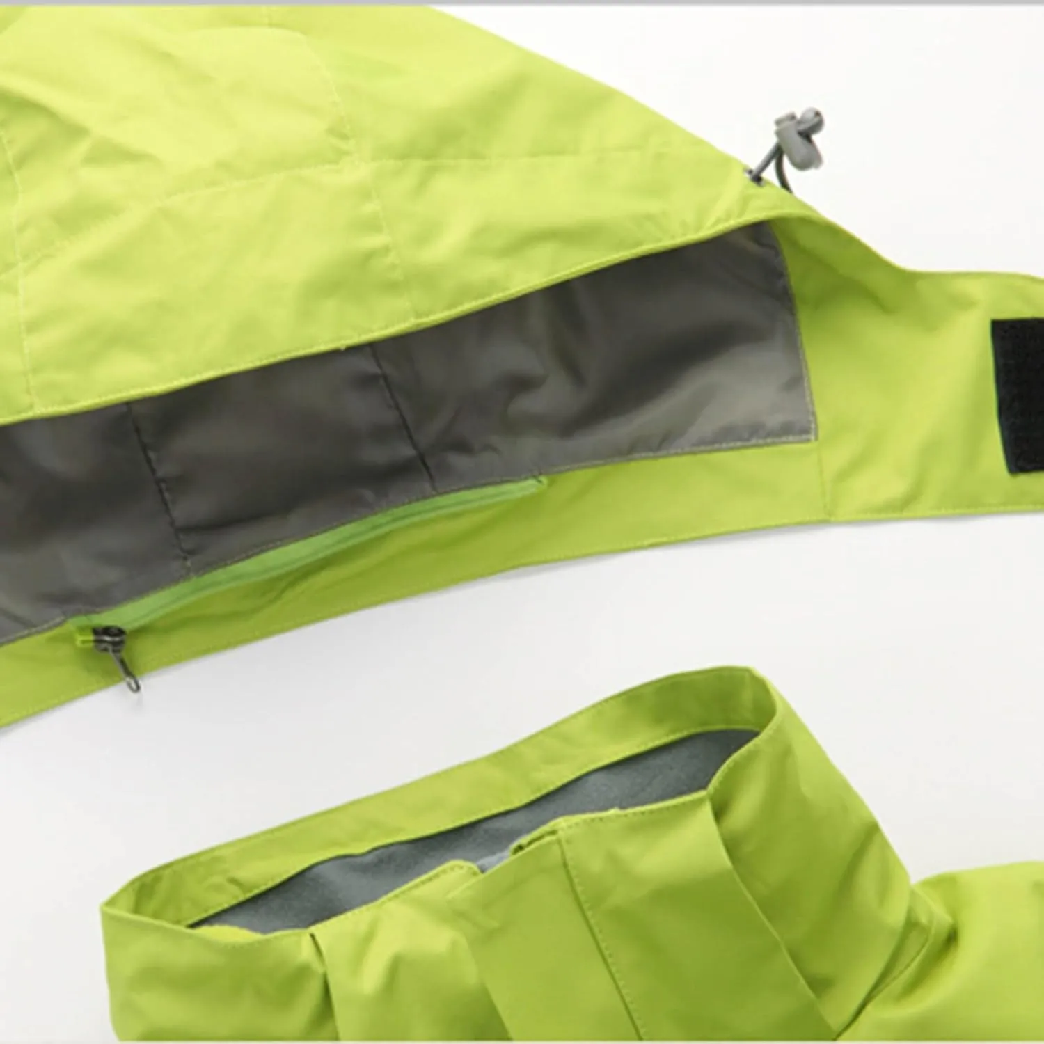 Cambkatl Men's Softshell Jacket 3-in-1 Windbreaker Waterproof Winter Warm Outerwear Hooded Tactical Coat for Hiking Running