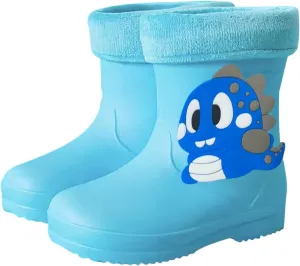 Cartoo Dinosaur Rain Boots Colors Unisex-Child Outdoor PVC Rain Boots For Girls Rubber Boots Toddler Rain Boots