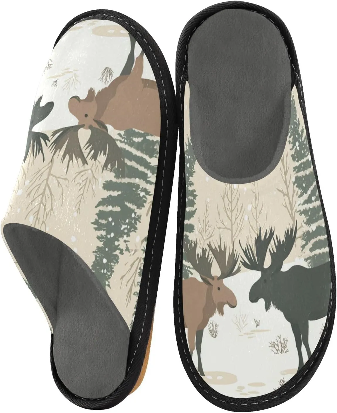 Cartoon Christmas Home Slippers Bedroom Shoes Slippers Women Indoor Men's Indoor Outdoor Slippers