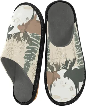 Cartoon Christmas Home Slippers Bedroom Shoes Slippers Women Indoor Men's Indoor Outdoor Slippers